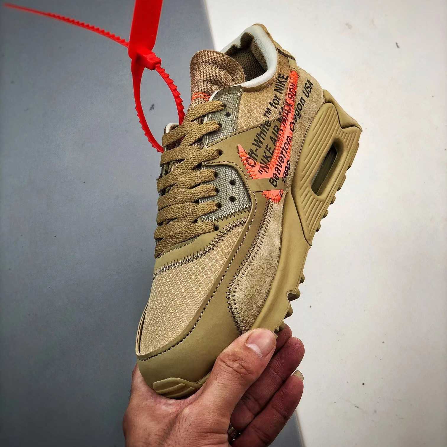 Off-White x Air Max 90 The 10 Sneakers    AA7293-200 - PerfectKickZ