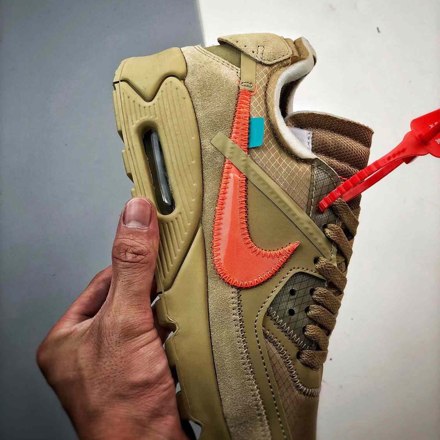 Off-White x Air Max 90 The 10 Sneakers    AA7293-200 - PerfectKickZ