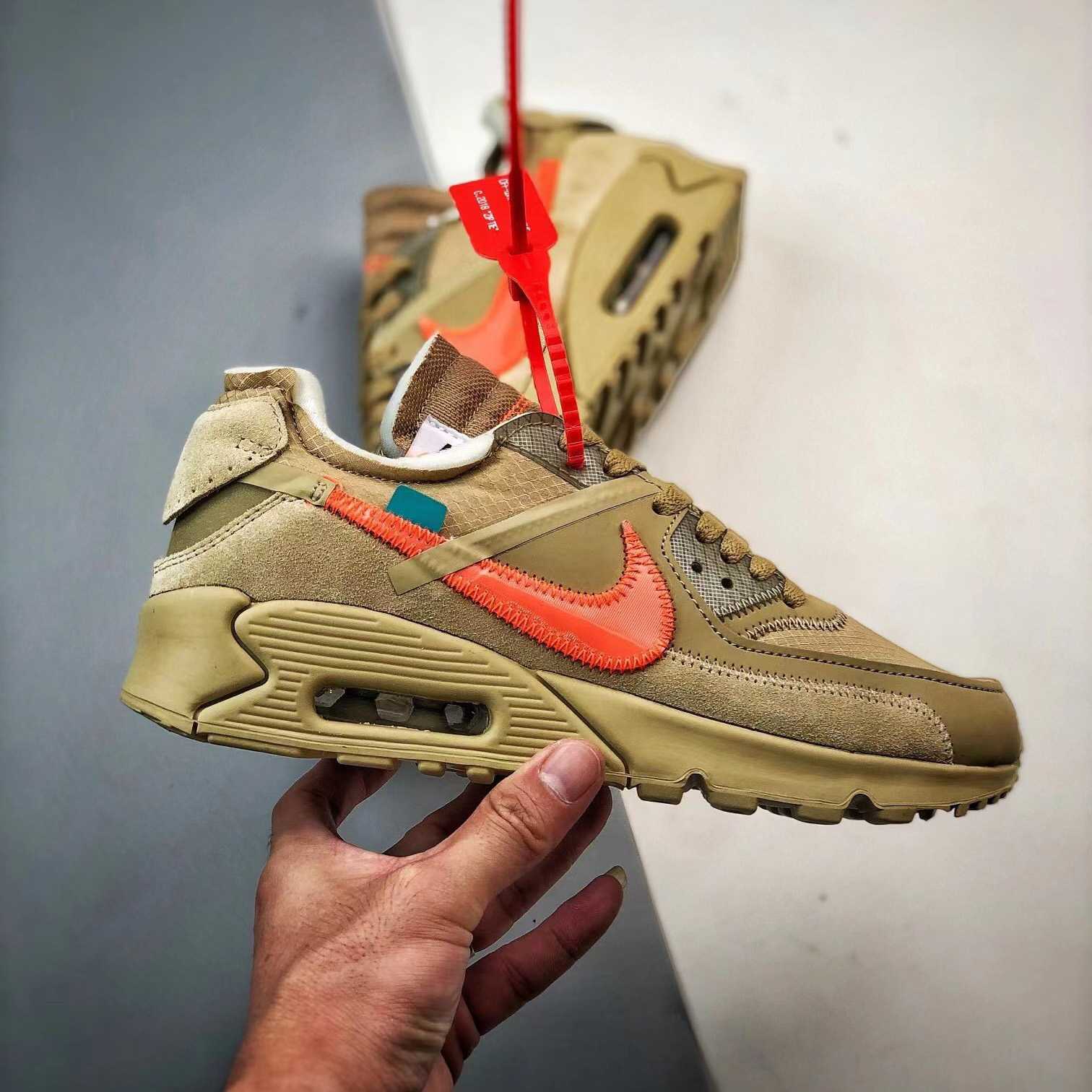 Off-White x Air Max 90 The 10 Sneakers    AA7293-200 - PerfectKickZ