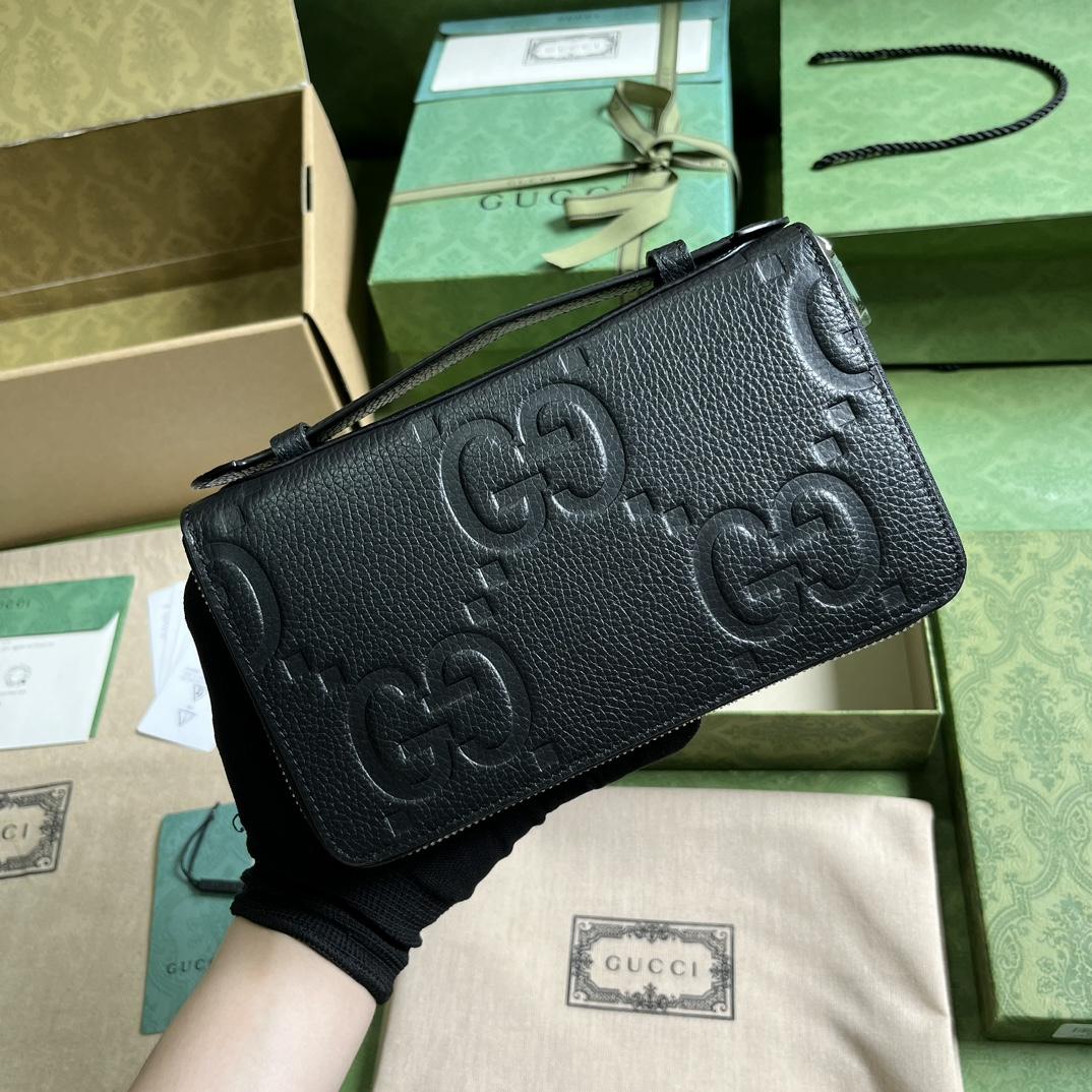 Gucci Jumbo GG Travel Document Case - PerfectKickZ