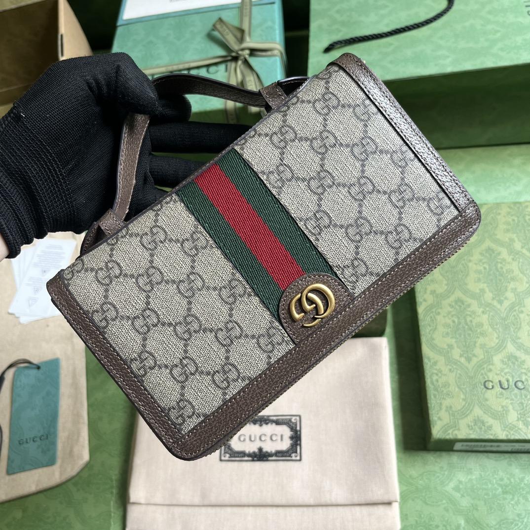 Gucci Ophidia GG Travel Case (21-13-4cm) - PerfectKickZ
