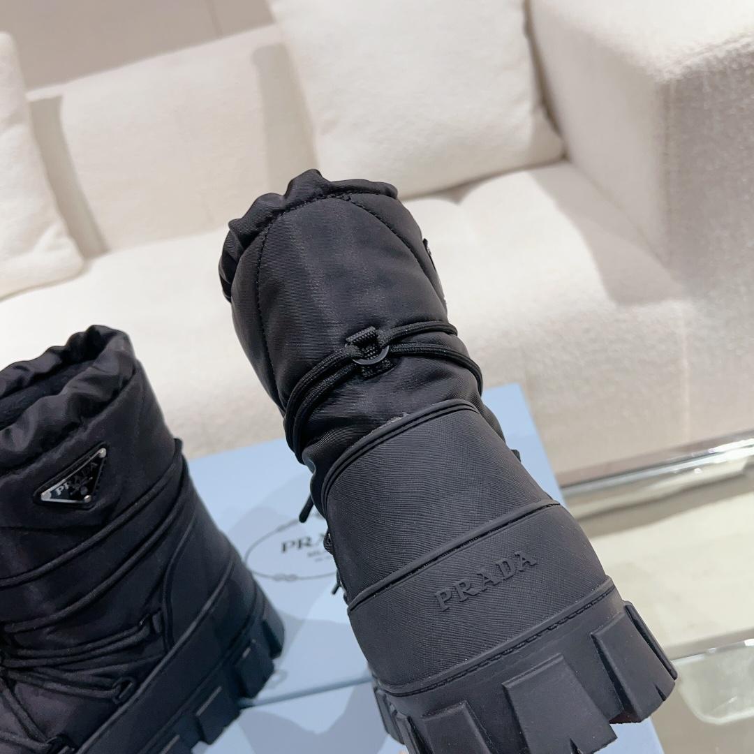 Prada Nylon Gabardine Après-ski Boots - PerfectKickZ