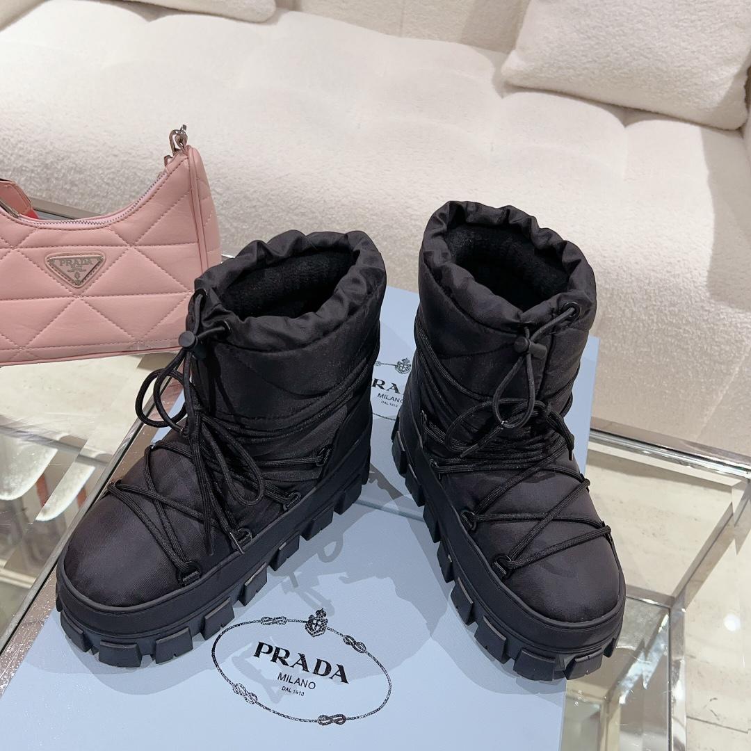 Prada Nylon Gabardine Après-ski Boots - PerfectKickZ