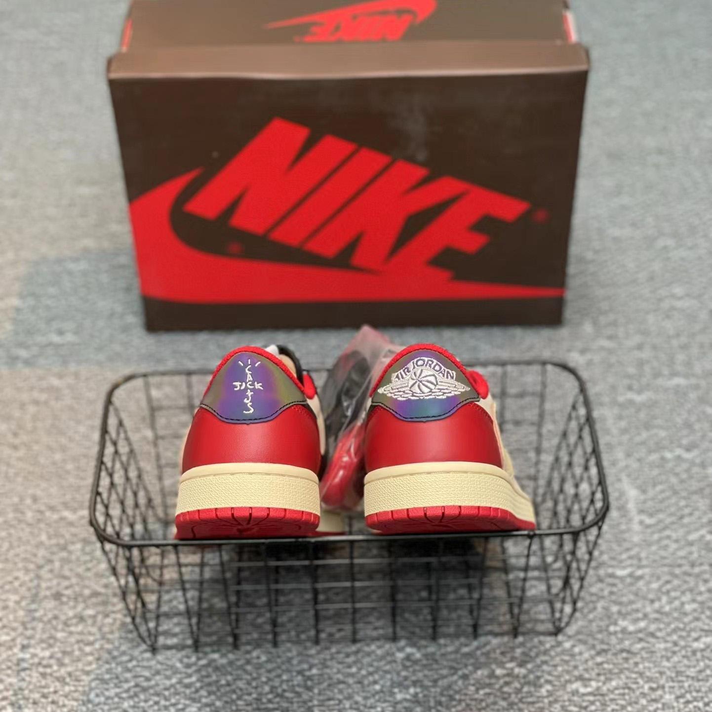 Travis Scott x Air Jordan 1 Low AJ1 Sneaker   cp4275-125 - PerfectKickZ