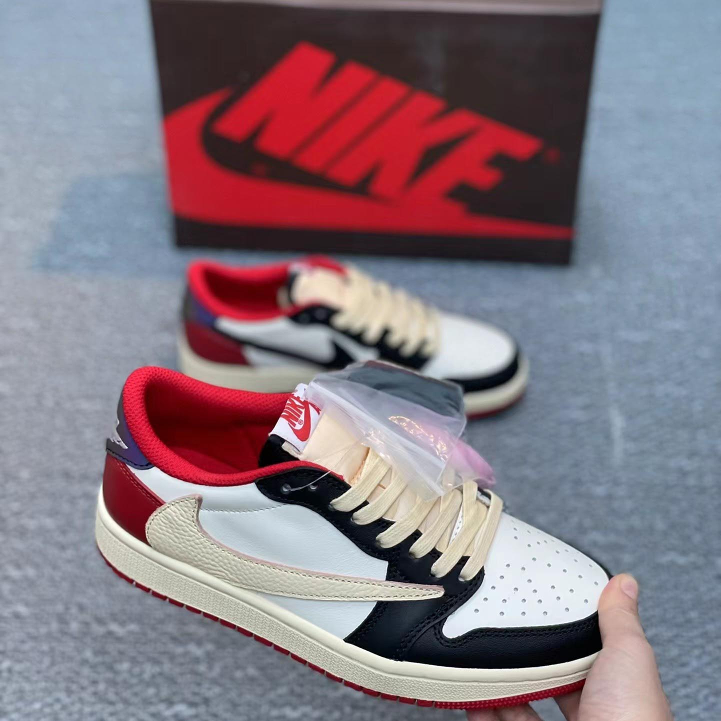Travis Scott x Air Jordan 1 Low AJ1 Sneaker   cp4275-125 - PerfectKickZ