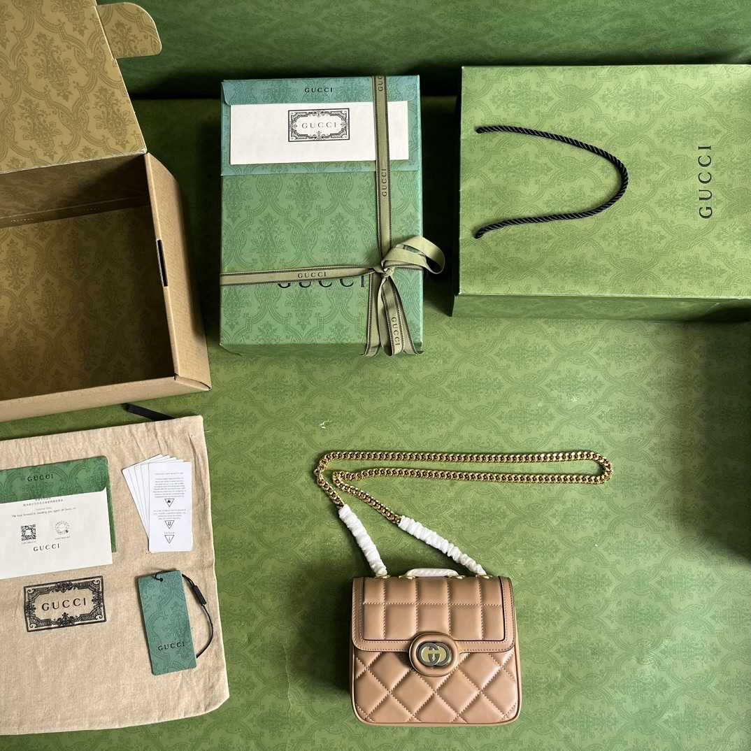 Gucci Deco Mini Shoulder Bag (18-14.5-8cm) - PerfectKickZ