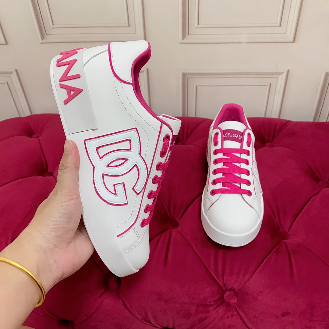 Dolce & Gabbana Calfskin Portofino Sneakers - PerfectKickZ