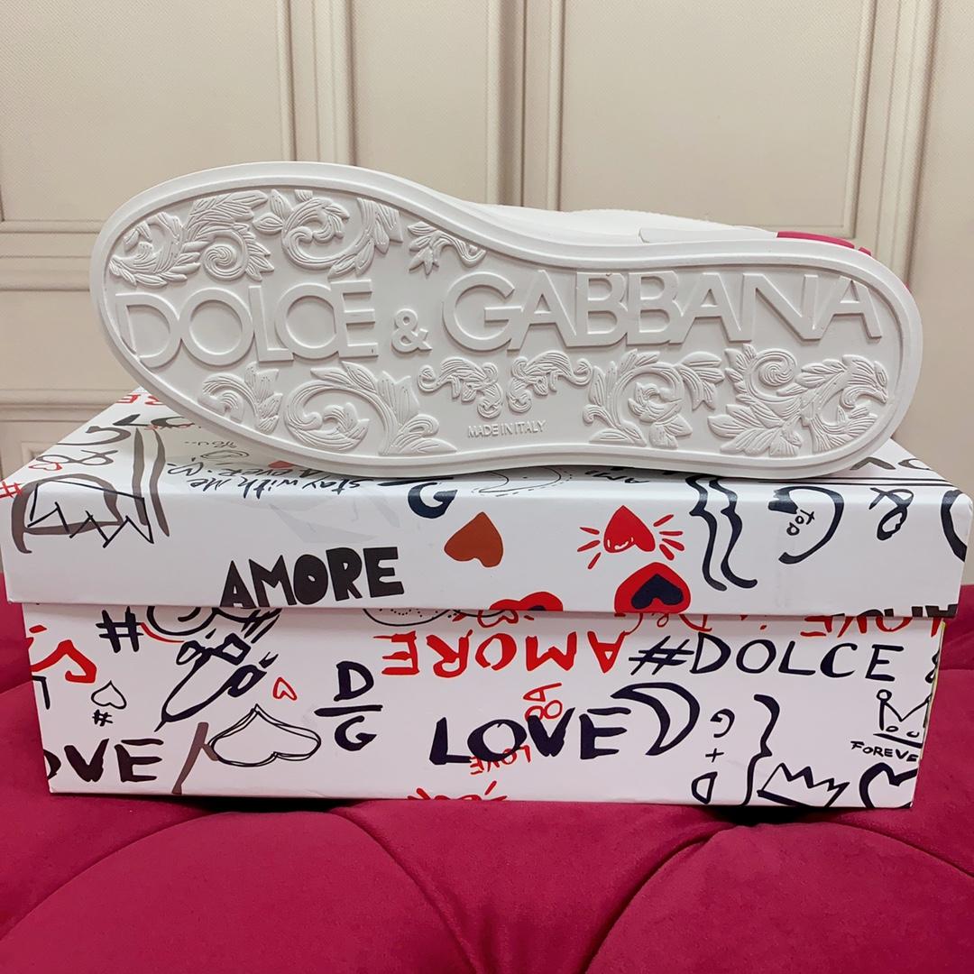 Dolce & Gabbana Calfskin Portofino Sneakers - PerfectKickZ