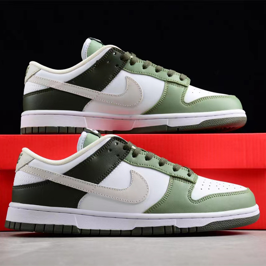 Nike Dunk Low “Oil Green” Sneakers     FN6882-100 - PerfectKickZ