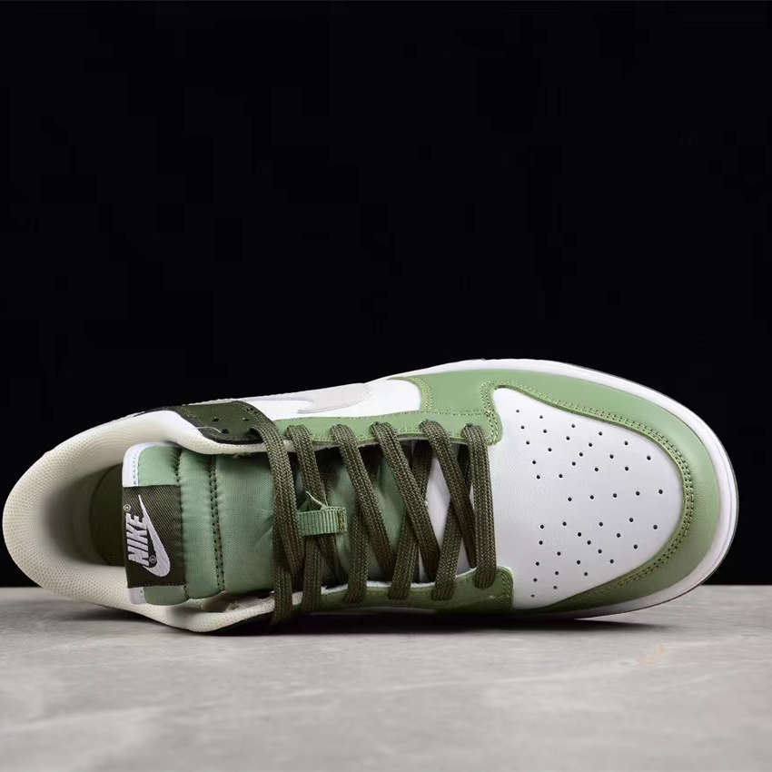 Nike Dunk Low “Oil Green” Sneakers     FN6882-100 - PerfectKickZ