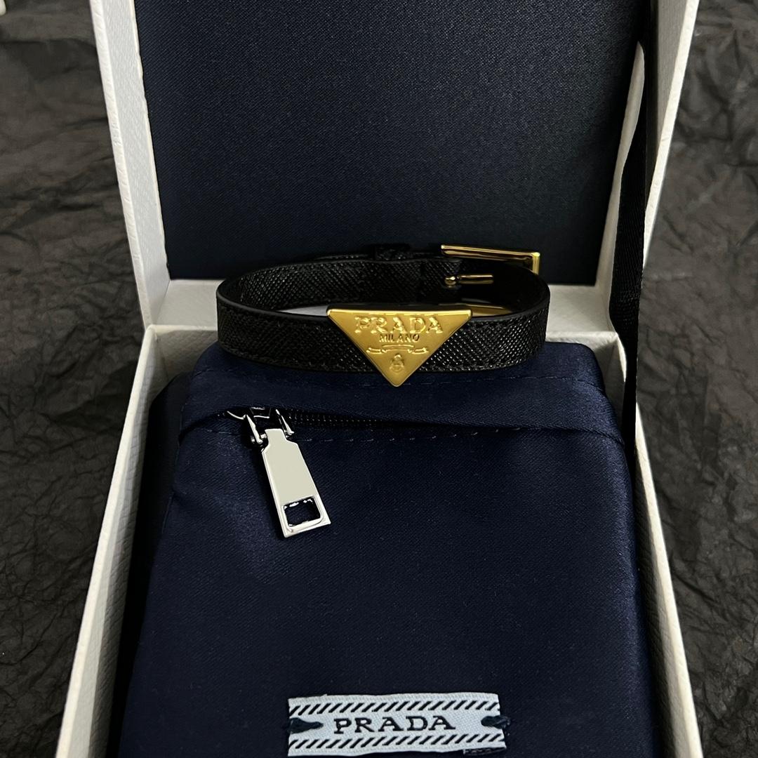 Prada Saffiano Leather Bracelet - PerfectKickZ