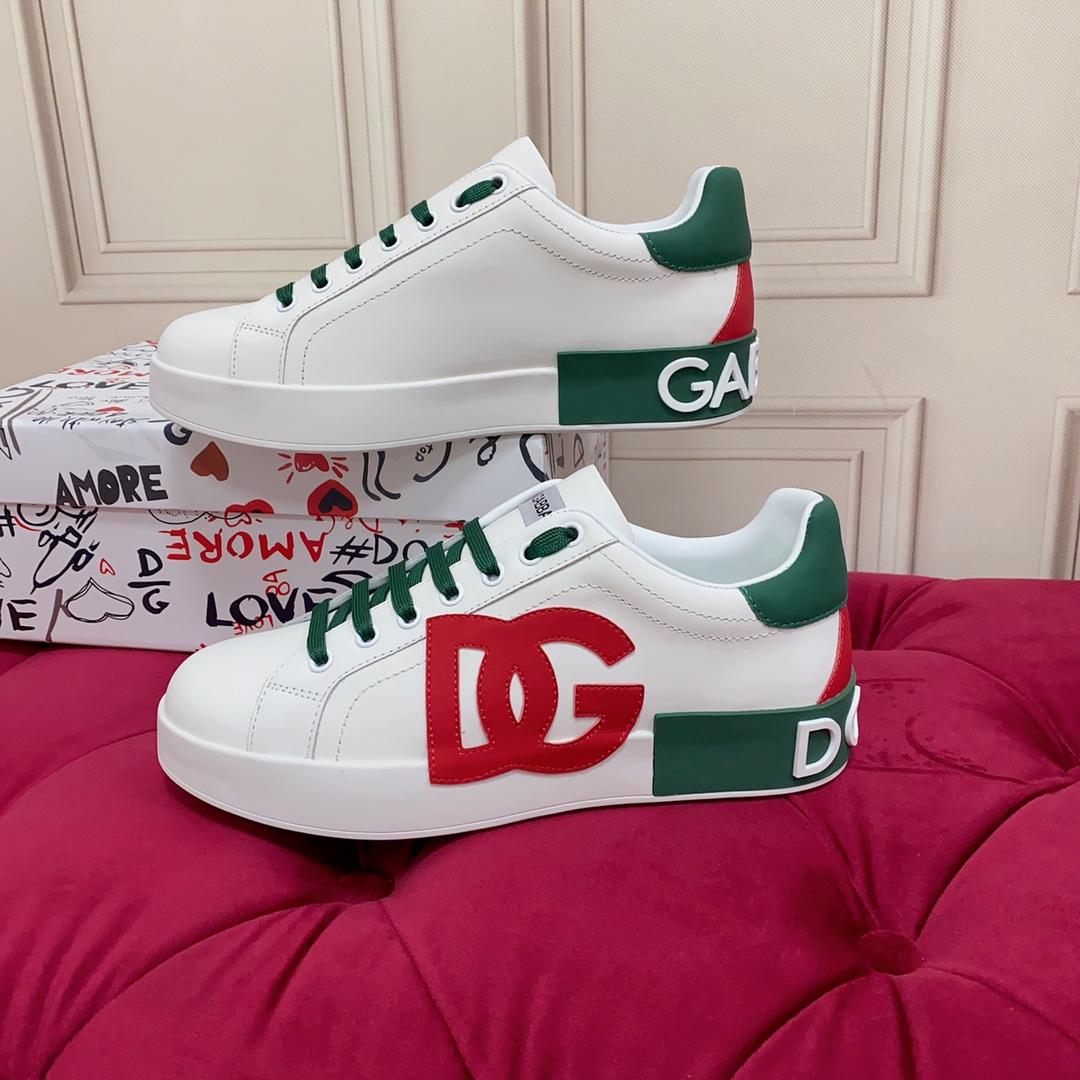 Dolce & Gabbana Calfskin Portofino Sneakers - PerfectKickZ