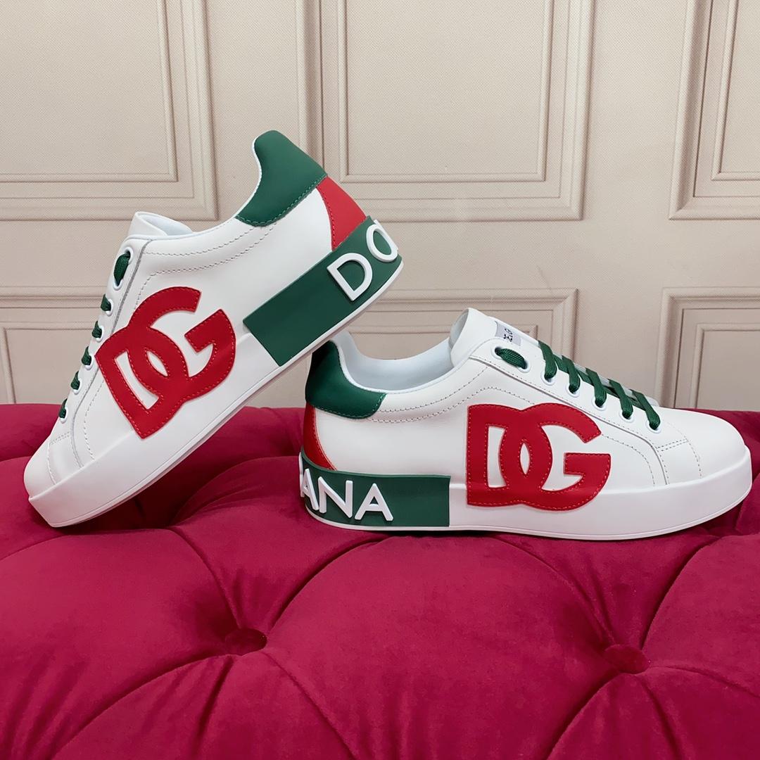 Dolce & Gabbana Calfskin Portofino Sneakers - PerfectKickZ