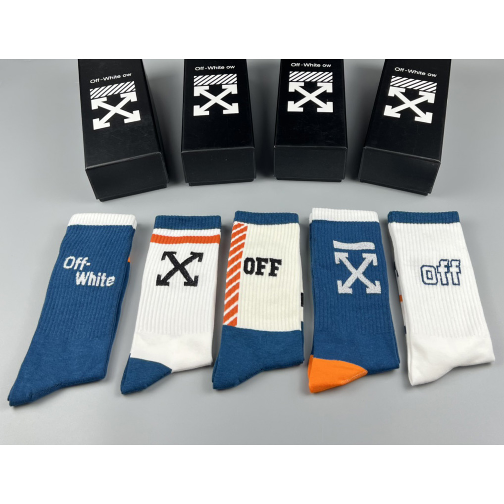 Off White Socks/Box - 