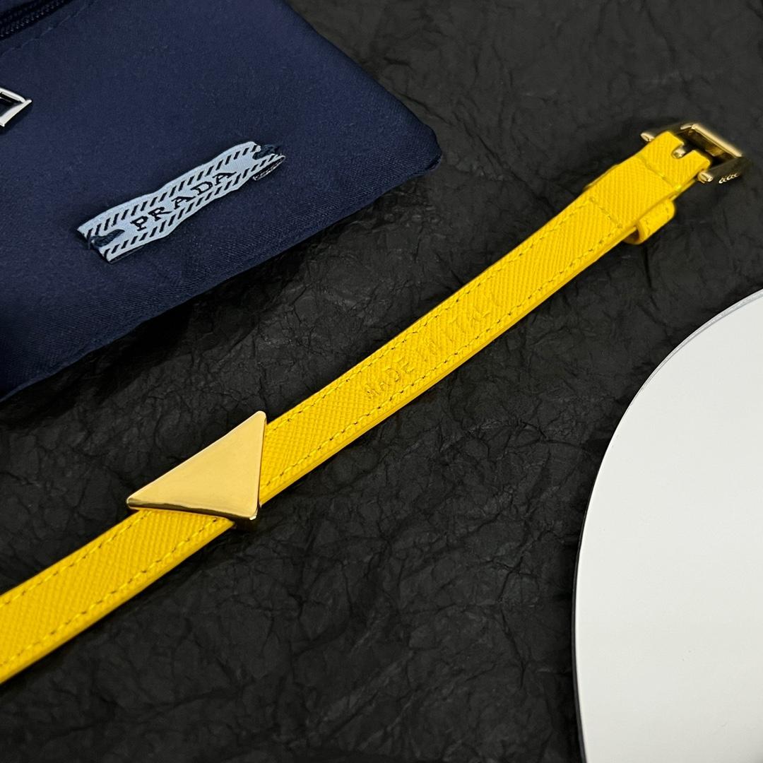 Prada Saffiano Leather Bracelet - PerfectKickZ
