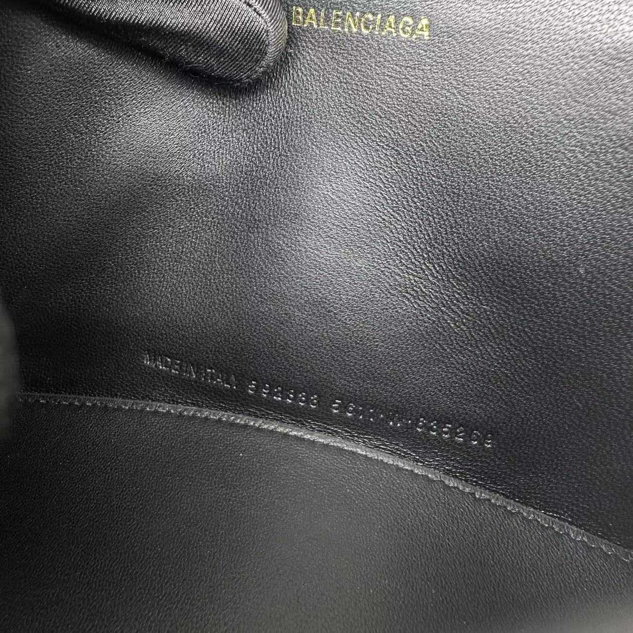 Balenciaga Hourglass Small Handbag In Black (19x8x21cm) - PerfectKickZ