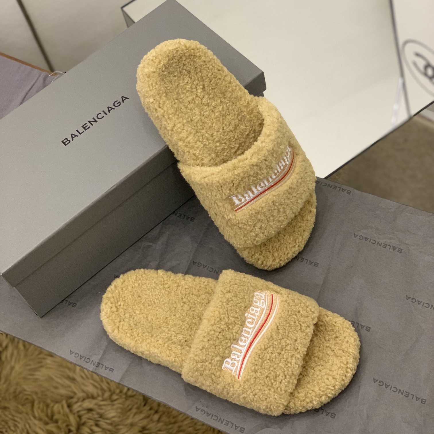 Balenciaga Terry Slide Sandal - PerfectKickZ