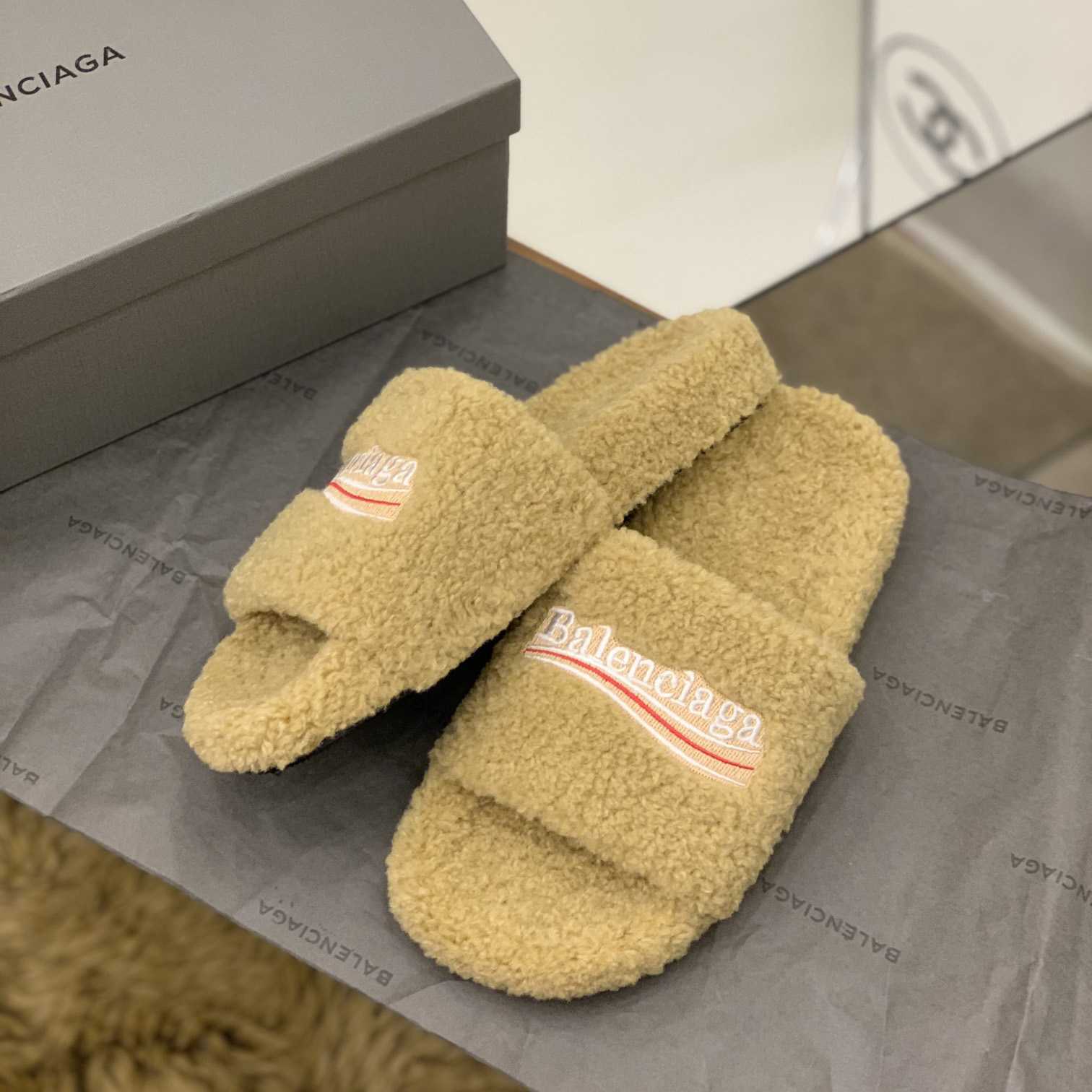 Balenciaga Terry Slide Sandal - PerfectKickZ