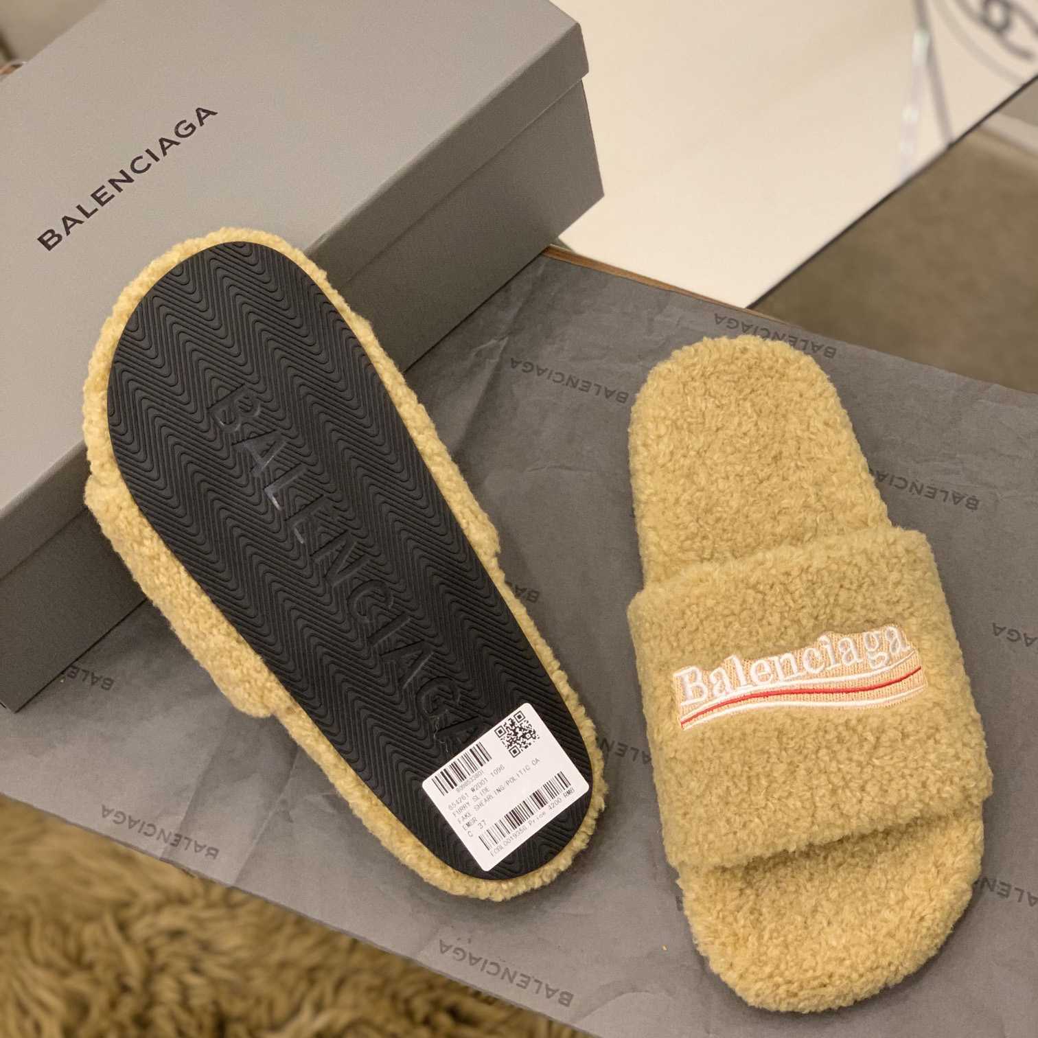 Balenciaga Terry Slide Sandal - PerfectKickZ