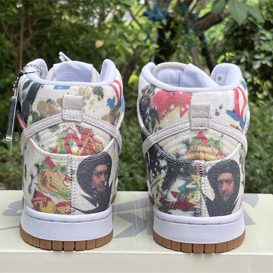Supreme x Nike SB Dunk High “Rammellzee” Sneakers      FD8779-100 - PerfectKickZ