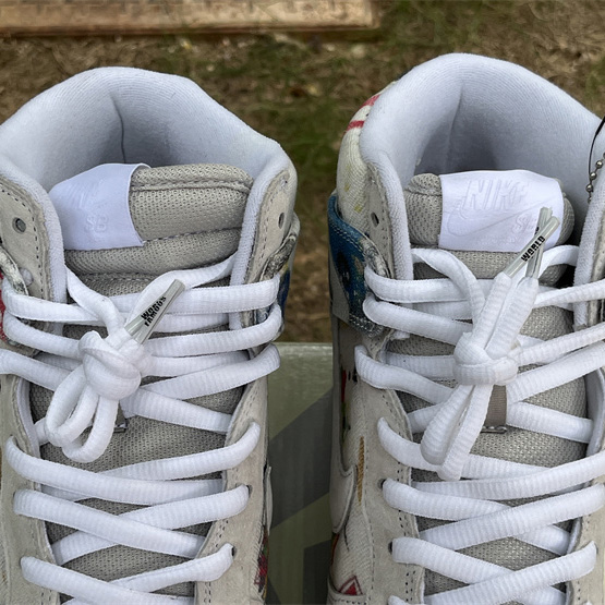 Supreme x Nike SB Dunk High “Rammellzee” Sneakers      FD8779-100 - PerfectKickZ