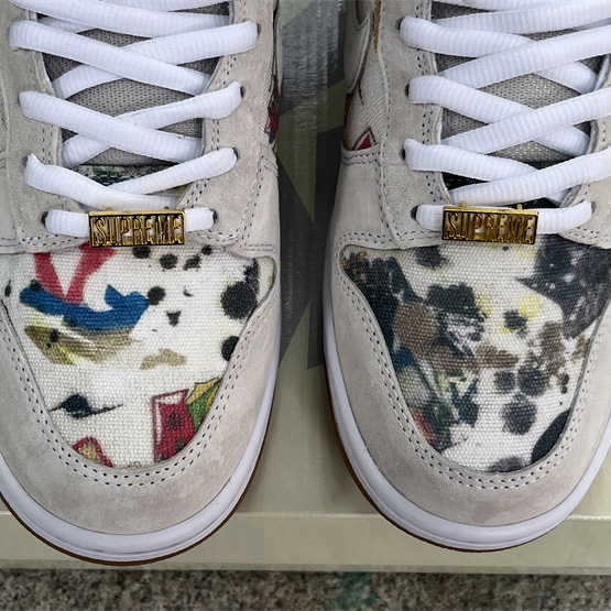 Supreme x Nike SB Dunk High “Rammellzee” Sneakers      FD8779-100 - PerfectKickZ