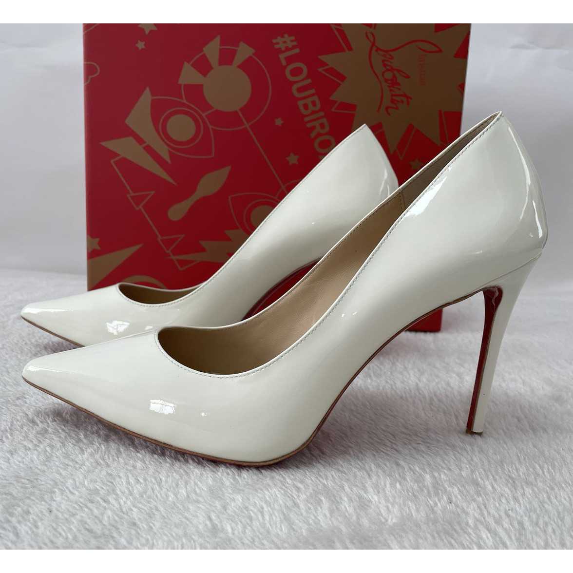 Christian Louboutin Leather Heel   10cm - PerfectKickZ