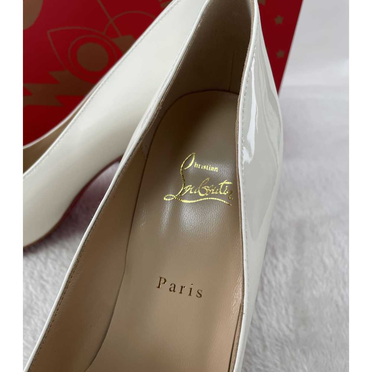 Christian Louboutin Leather Heel   10cm - PerfectKickZ