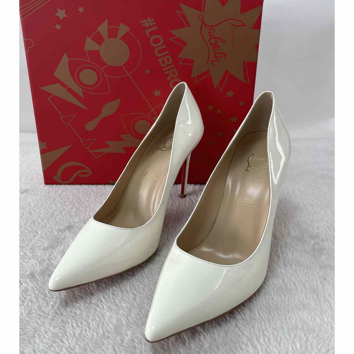 Christian Louboutin Leather Heel   10cm - PerfectKickZ