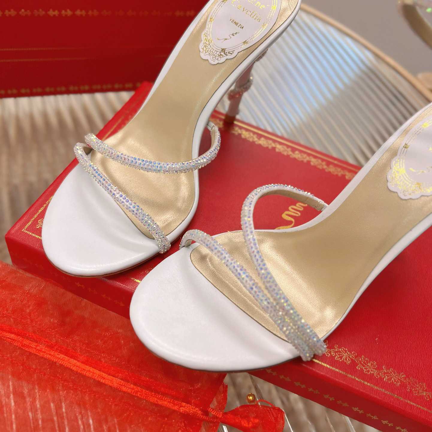 Rene Caovilla Cleo High-heel Sandals - PerfectKickZ