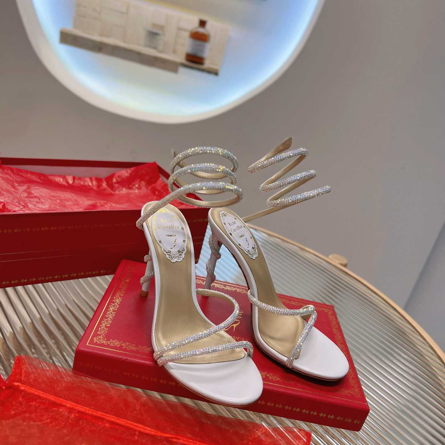 Rene Caovilla Cleo High-heel Sandals - PerfectKickZ