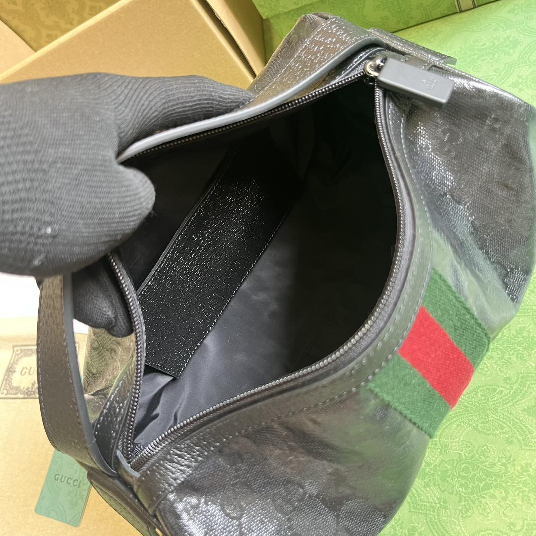 Gucci Toiletry Case With Web (25.5x 13x 13cm) - PerfectKickZ