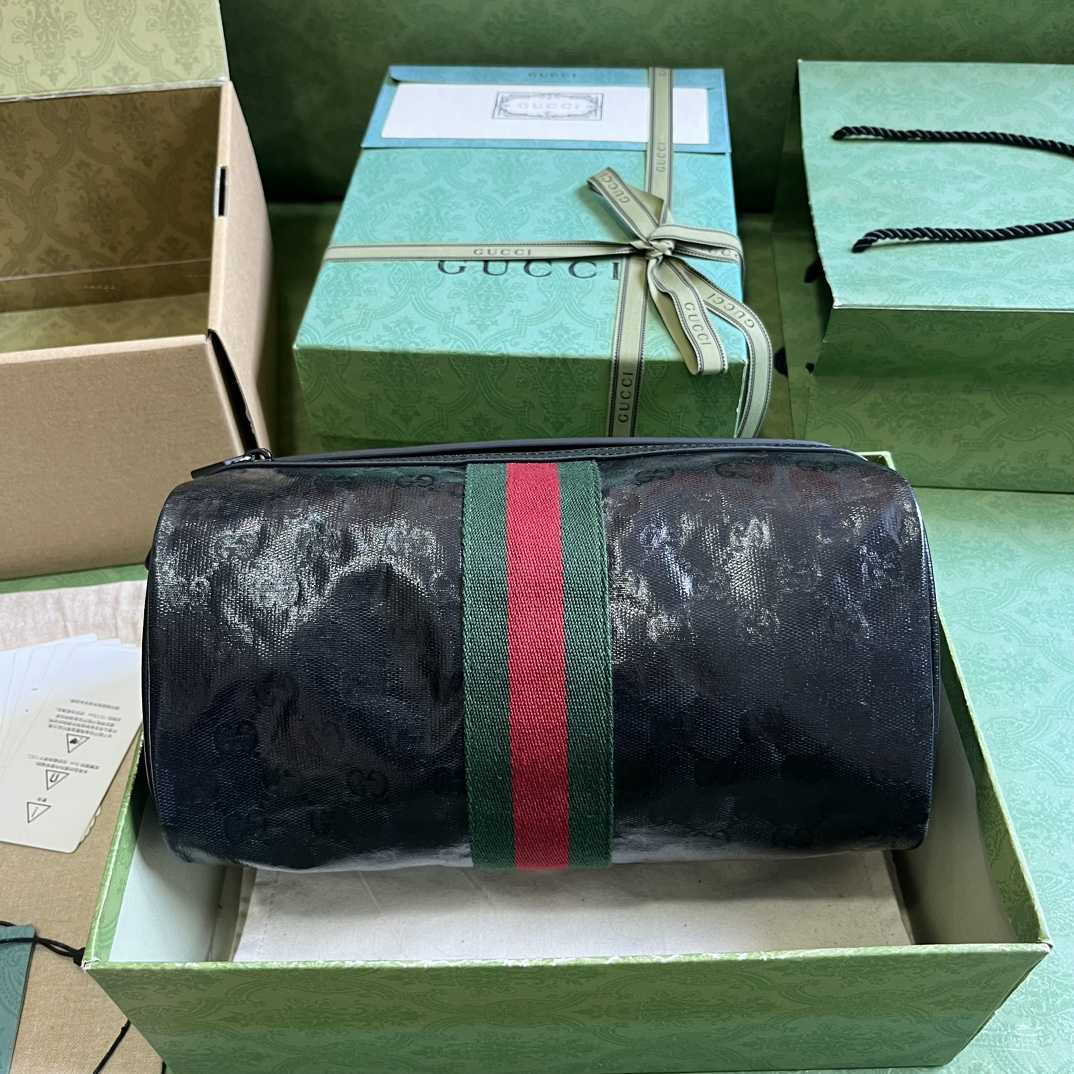 Gucci Toiletry Case With Web (25.5x 13x 13cm) - PerfectKickZ