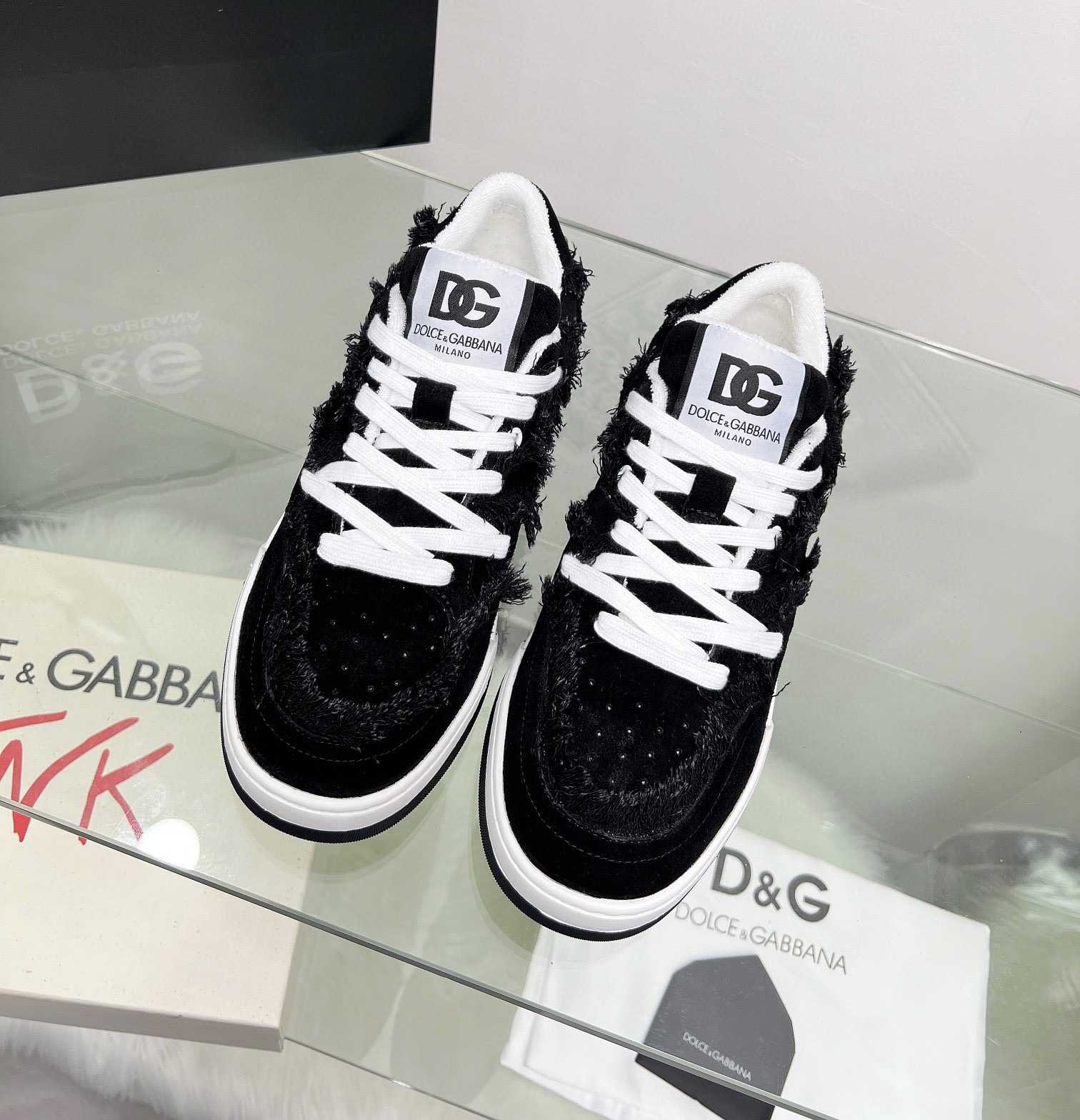 Dolce & Gabbana Denim New Roma Sneakers - PerfectKickZ