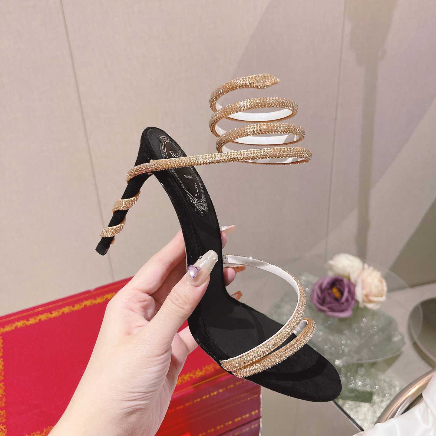 Rene Caovilla Snake Sandal - PerfectKickZ