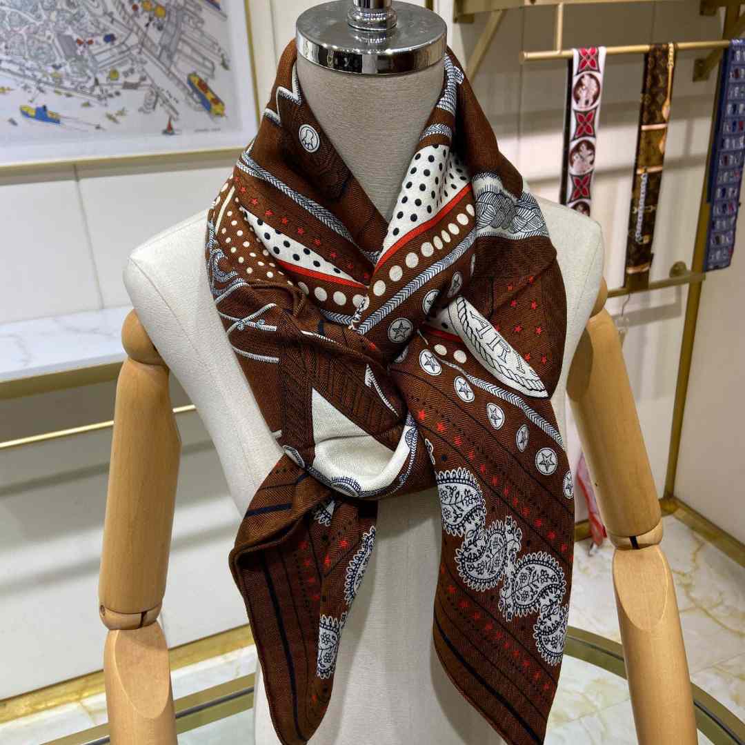 Hermes Zouaves et Dragons Bandana Shawl 140 - PerfectKickZ