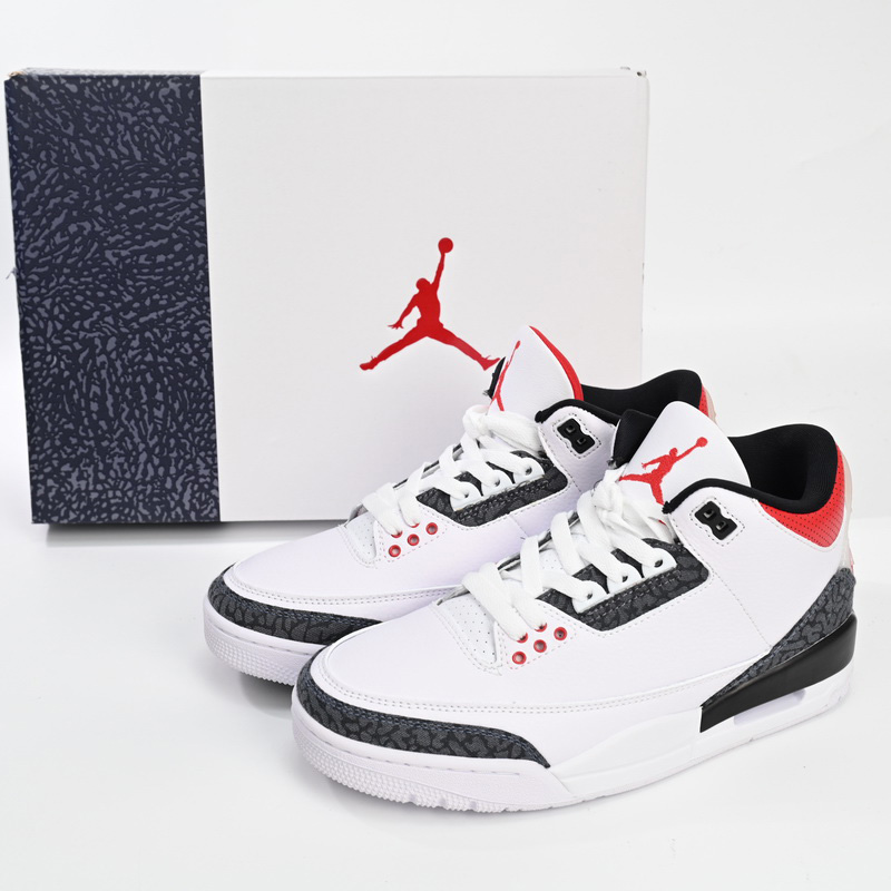 Air Jordan 3 SE DNM “Fire Red” Basketball Shoes   CZ6431-100  - PerfectKickZ