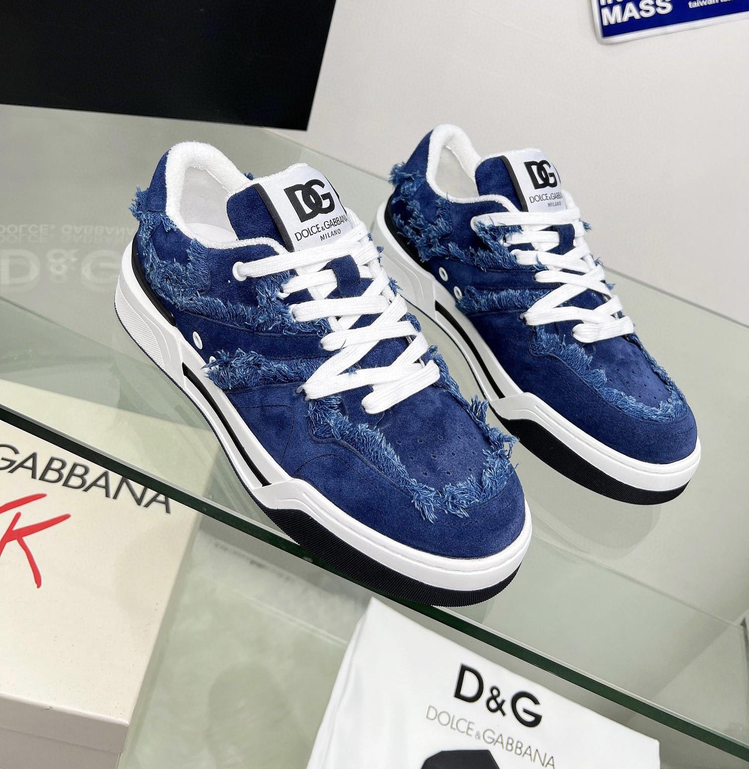Dolce & Gabbana Denim New Roma Sneakers - PerfectKickZ
