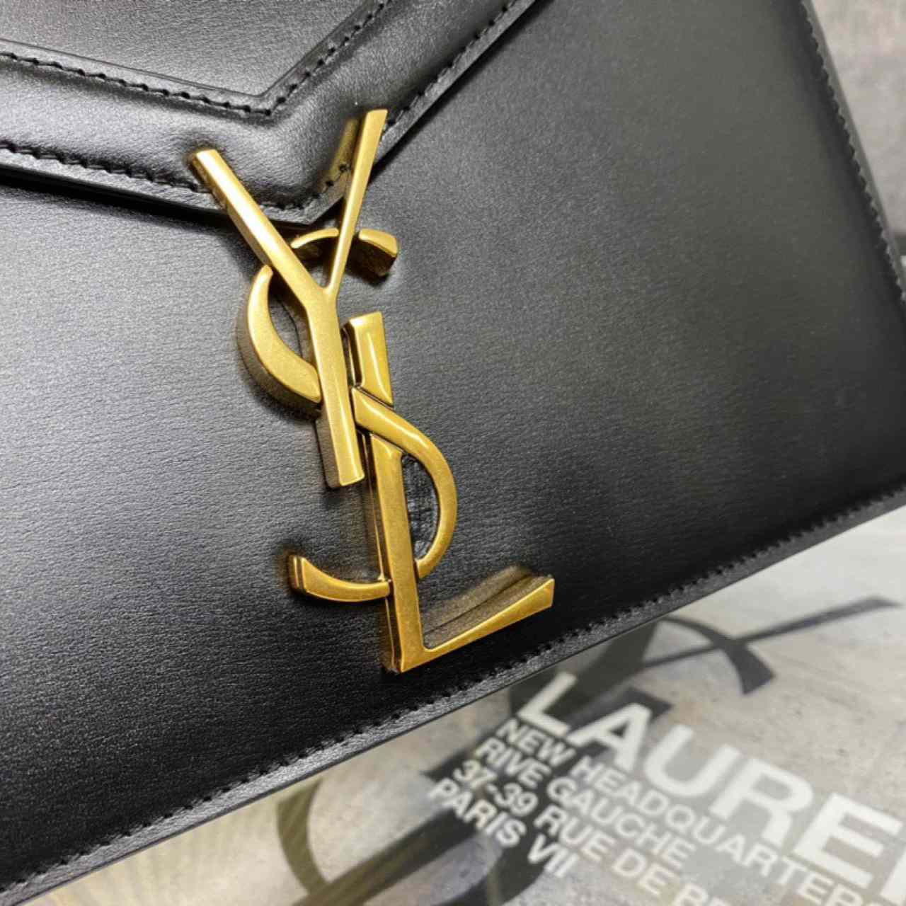 Saint Laurent Black Cassandra Bag (22-16.5-5.5cm) - PerfectKickZ