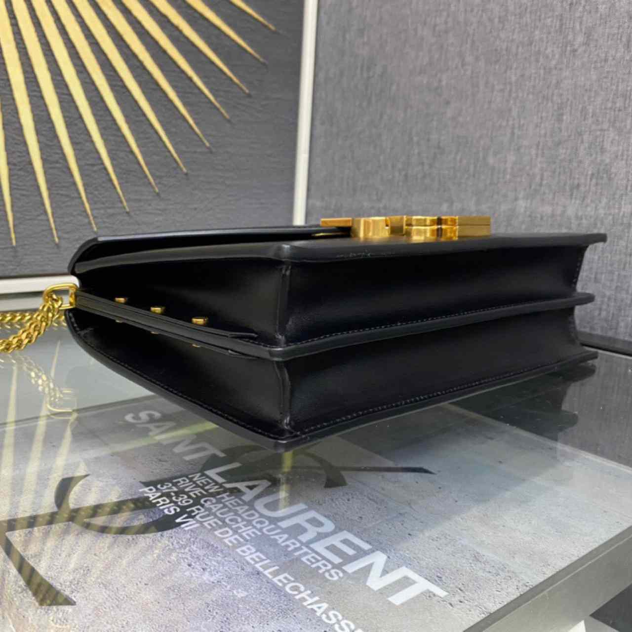 Saint Laurent Black Cassandra Bag (22-16.5-5.5cm) - PerfectKickZ