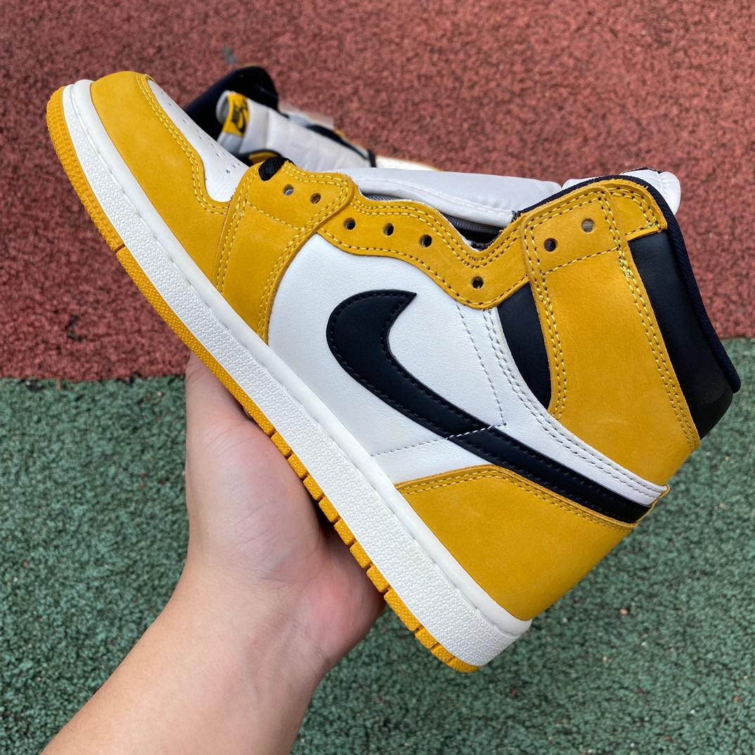 Air Jordan 1 High OG “Yellow Ochre” Sneaker     DZ5485-701 - PerfectKickZ