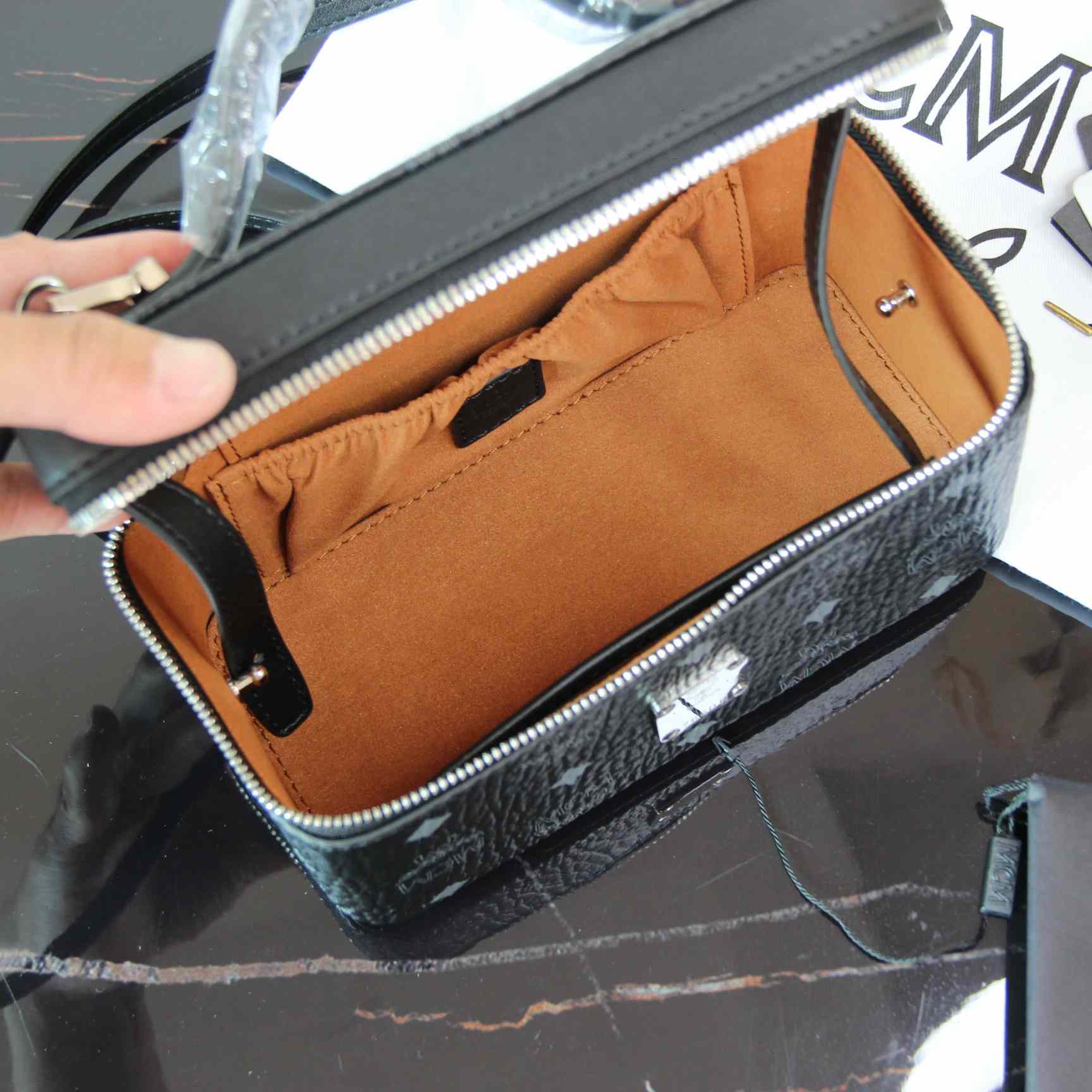 MCM Rockstar Viesto Vanity Tote Bag (11*20*10cm) - PerfectKickZ