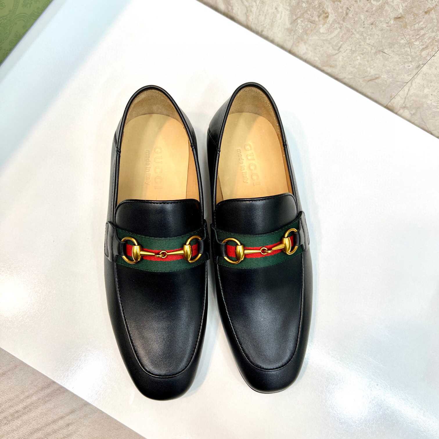 Gucci Loafer With Web  (Upon Uk Size) - PerfectKickZ