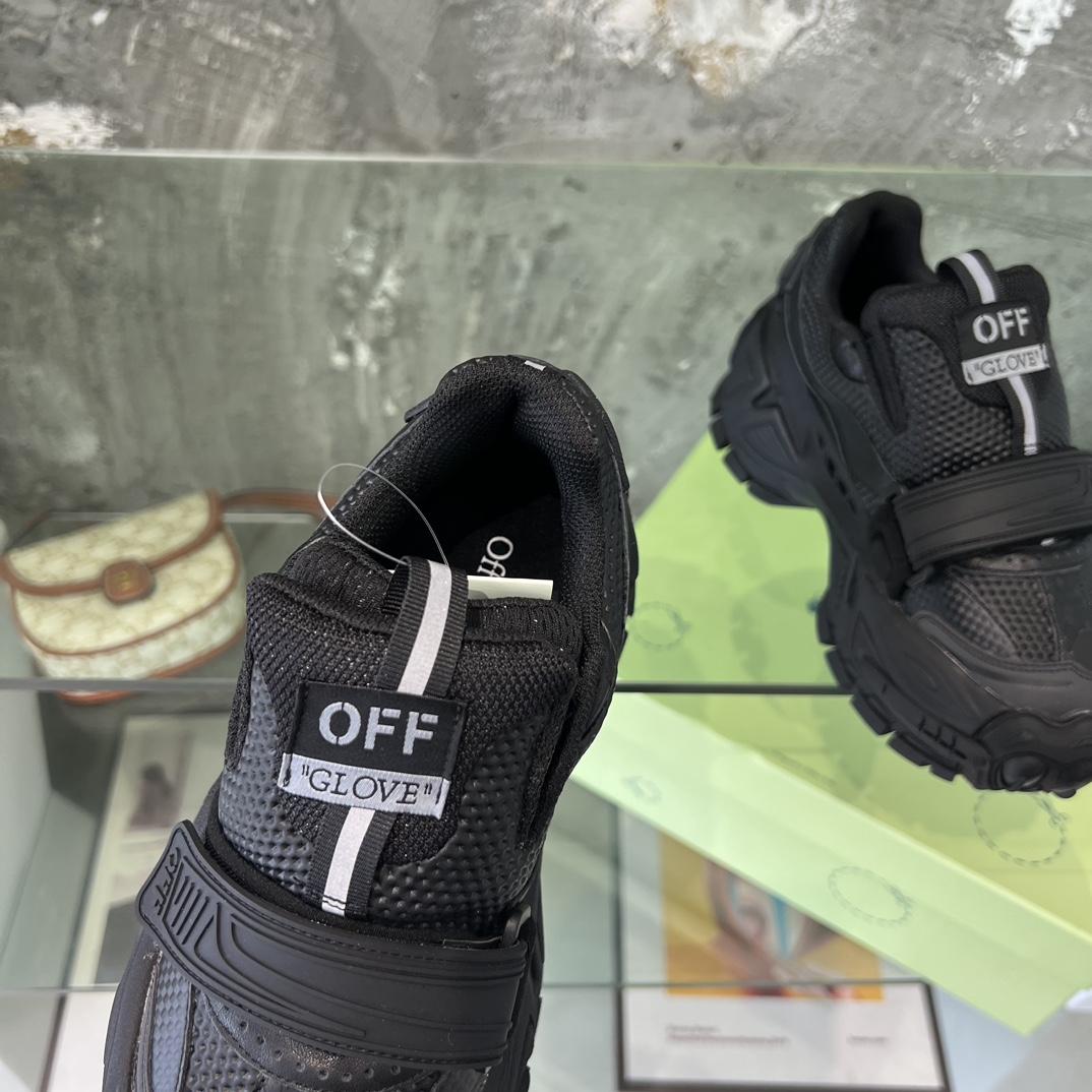 Off White Glove Slip-on Sneakers - PerfectKickZ