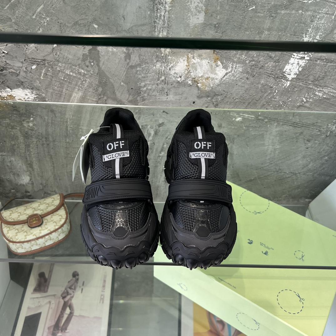 Off White Glove Slip-on Sneakers - PerfectKickZ