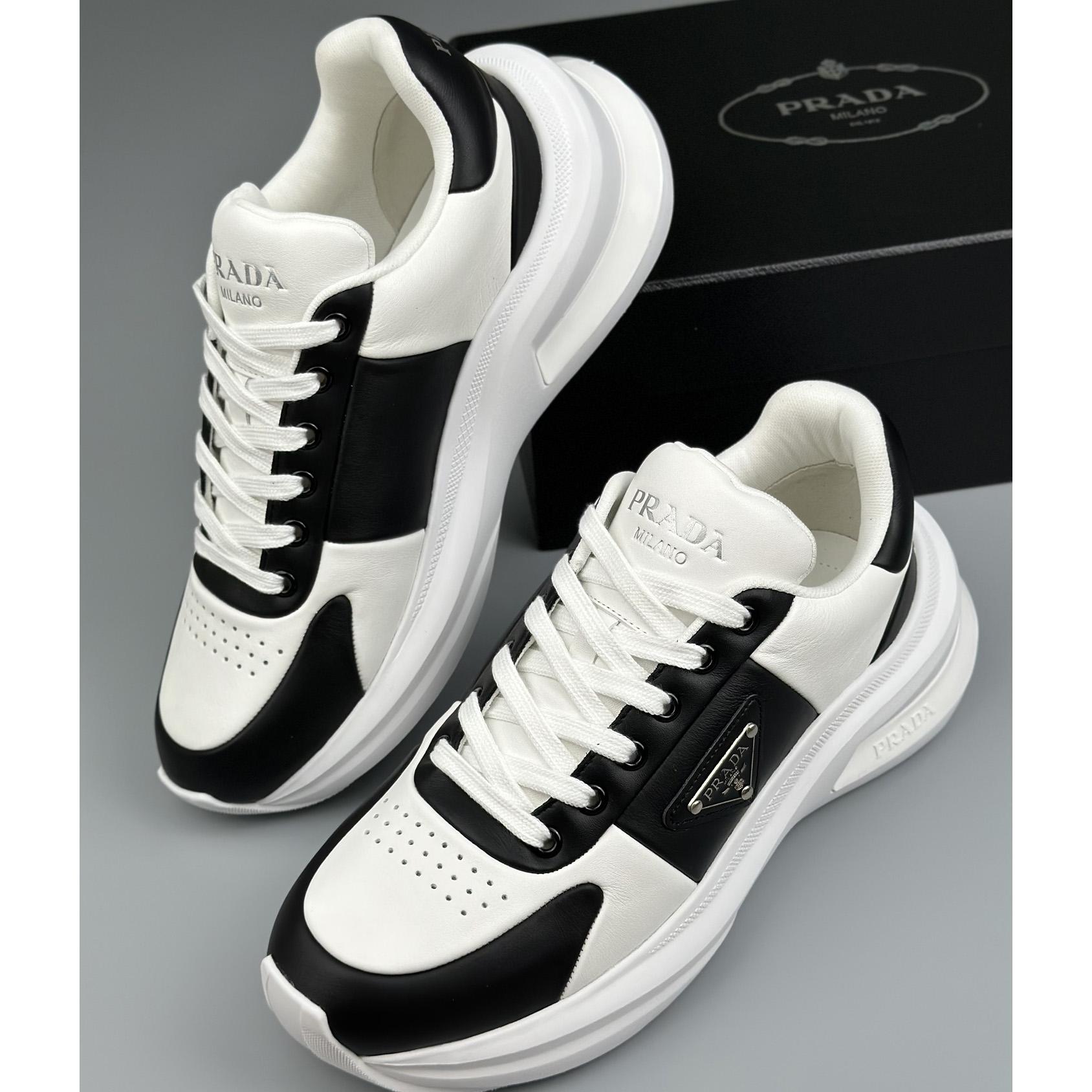 Prada Leather Sneakers(upon uk size) - PerfectKickZ