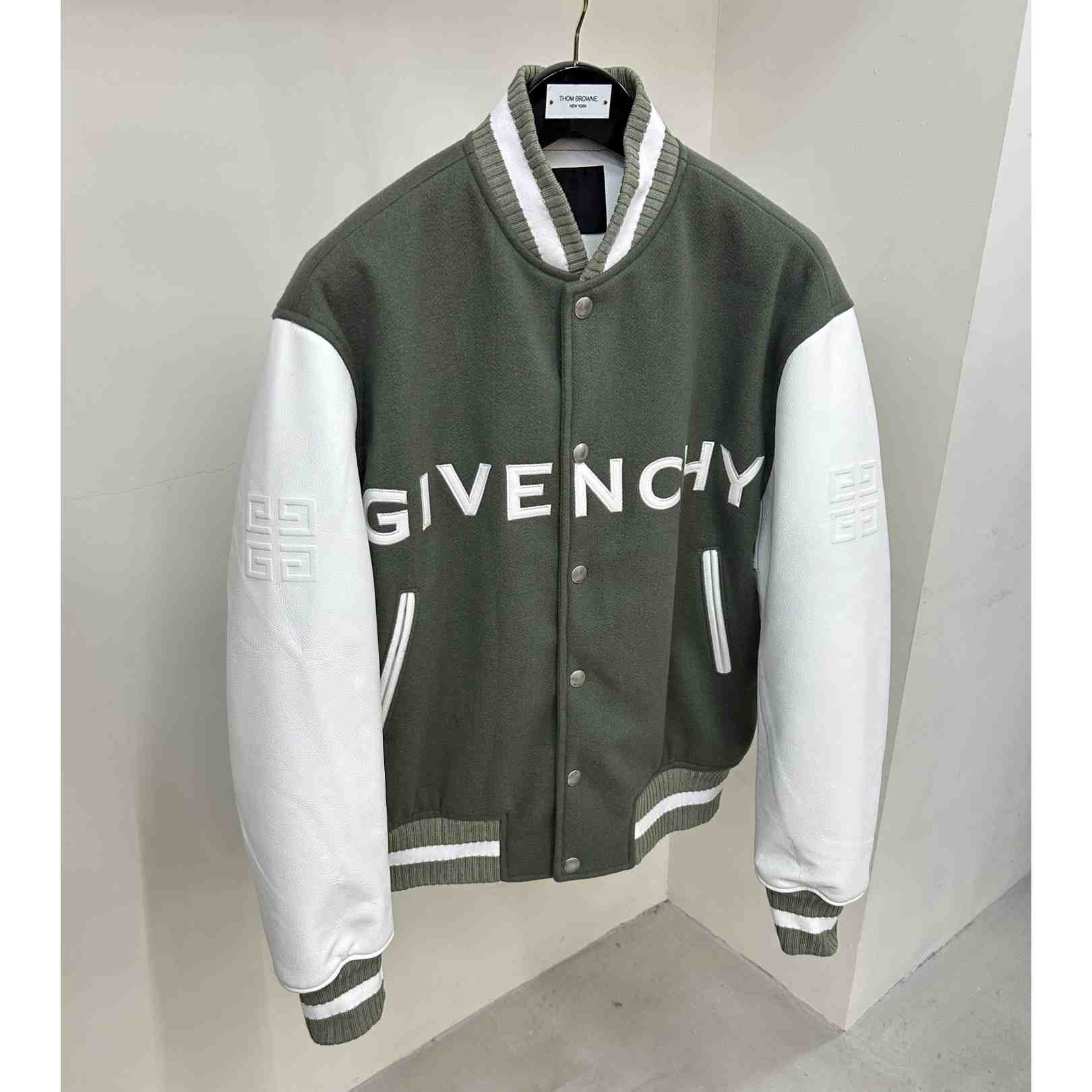 Givenchy Varsity Jacket In Wool And Leather - PerfectKickZ