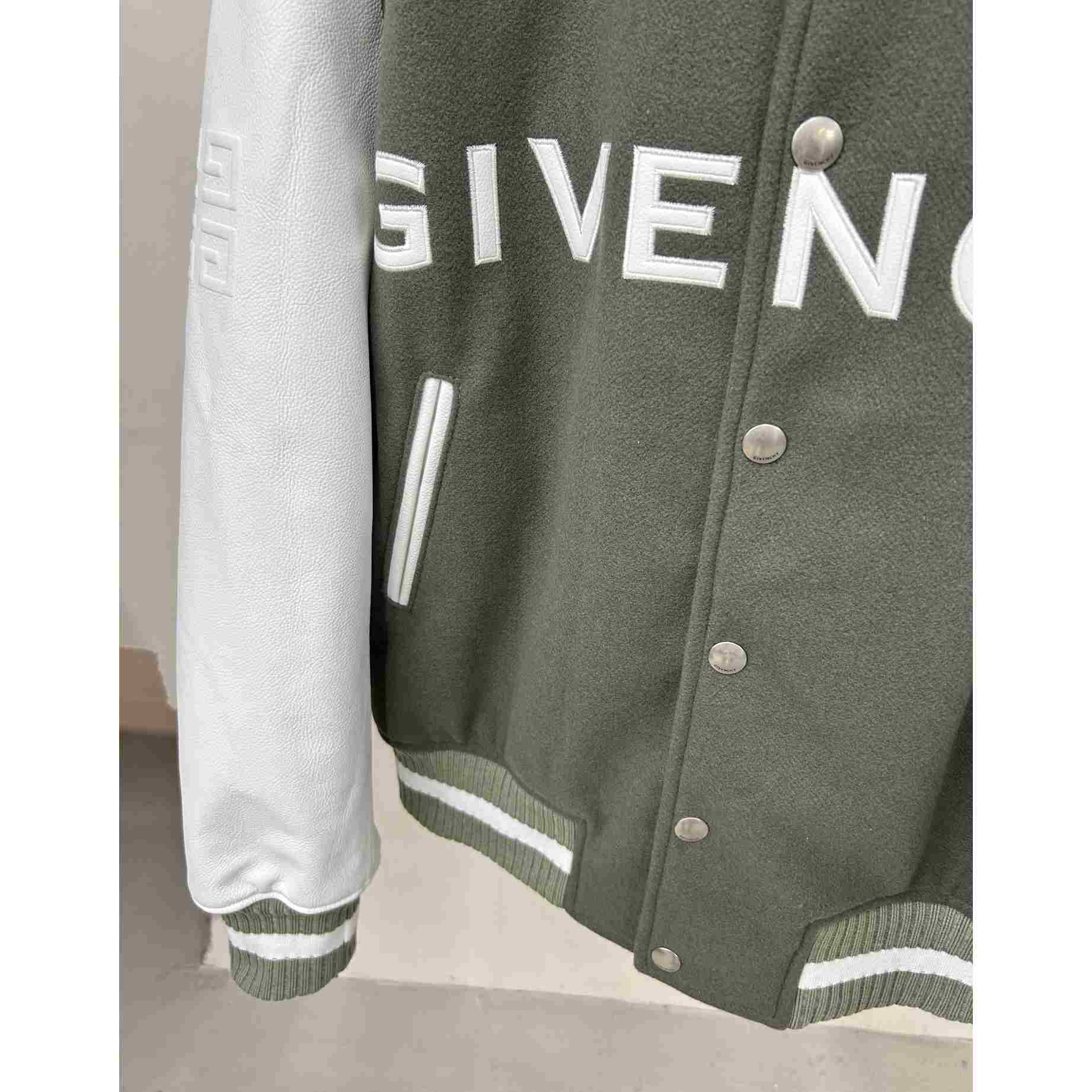 Givenchy Varsity Jacket In Wool And Leather - PerfectKickZ