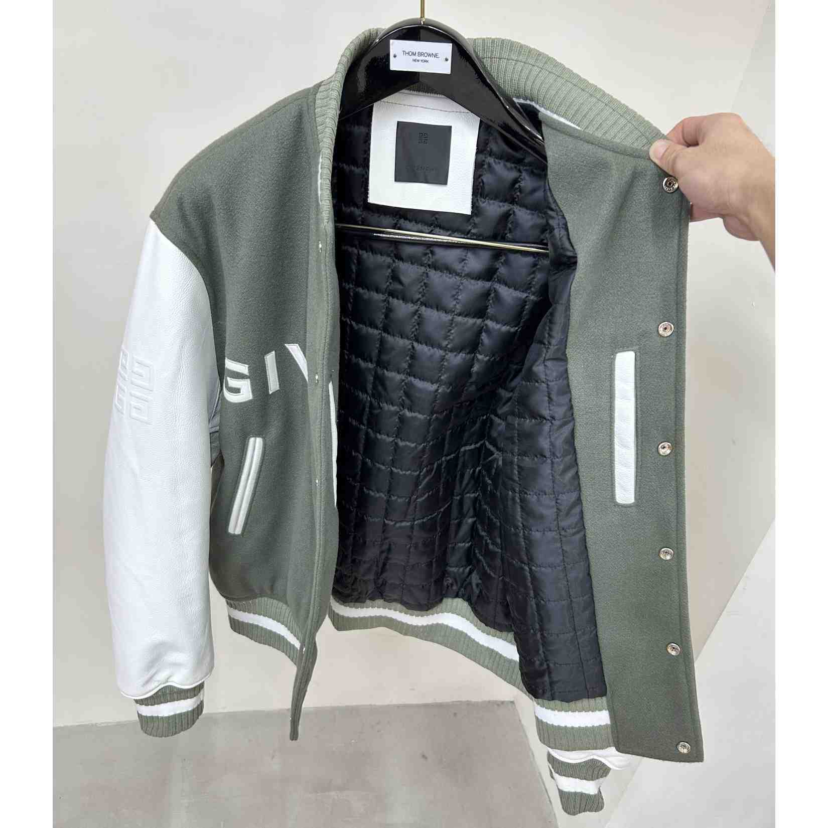 Givenchy Varsity Jacket In Wool And Leather - PerfectKickZ