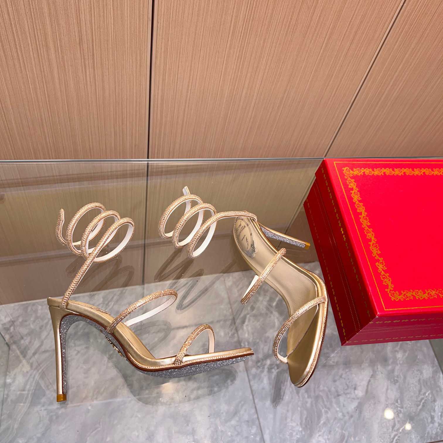 Rene Caovilla Cleo High-heel Sandals - PerfectKickZ